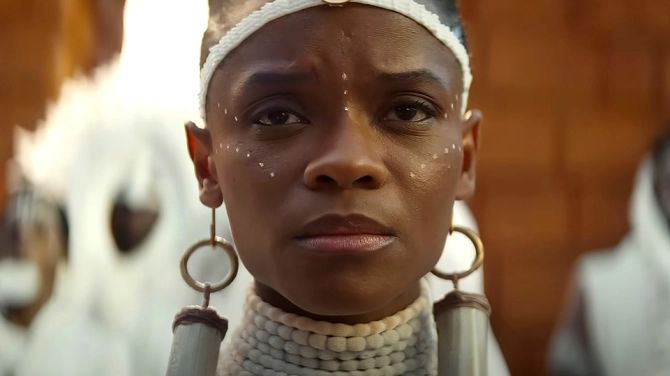 Letitia Wright in Black Panther 2